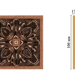 Вставка цветная DECOMASTER D209-1223 (100*100*22мм)
