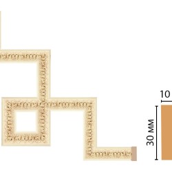 Декоративный угловой элемент DECOMASTER 165-3-1028 (300*300мм)