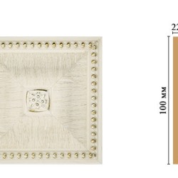 Вставка цветная DECOMASTER D209-6 (100*100*22мм)