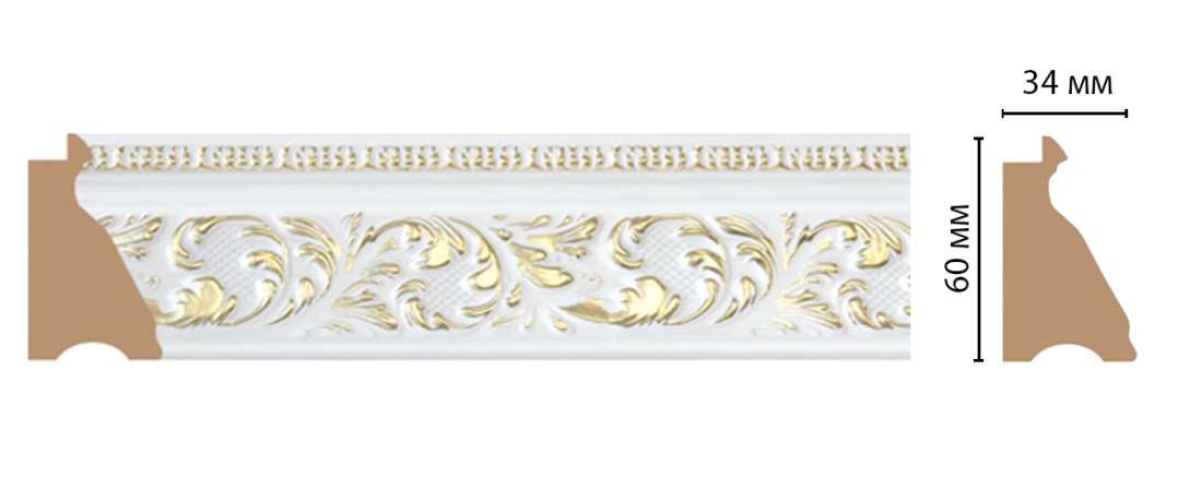 Багет DECOMASTER 587-70 (60*34*2900мм)